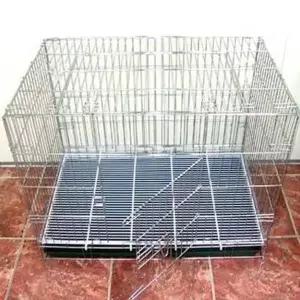 강아지 크롬 사각 철장 특특대형 1P 배변판 하우스-WD46CF1_