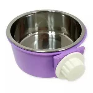 강아지 분리형 철장걸이 스텐 식기 1P 고양이 밥그릇-WD46CEC__