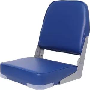 접이식 보트 시트 등받이 마린 배스 존 폰툰 회전 수납 가방 포함 패딩 낚시 의자 파란색