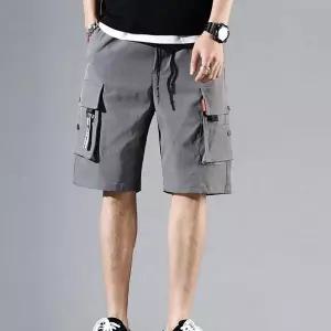 여름 여행 패션 밴딩 카고 데일리 남자 반바지 팬츠 린넨반바지