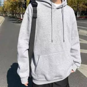 [RIZPICK]무지 심플 기모안감 후드티셔츠 루즈핏 캐주얼 패션