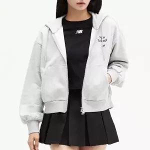 [뉴발란스]여성 시그니처 세미오버핏 기모 후드집업 NBMDD4W952-AC 736538