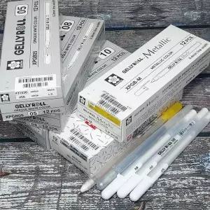 사쿠라 다꾸템 겔리롤 메탈릭 골드/실버/화이트 1다스