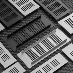 알루미늄 합금 캐비닛 공기 환기 인공 호흡기 그릴 장식 커버 옷장 신발 메쉬 구멍 하드웨어 Accessorie