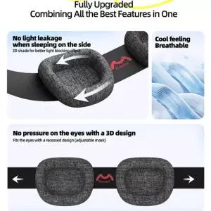 수면안대 눈가리개 수면 보조 마스크 눈용 3D 차단 경량 눈 쉐이드