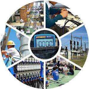 BSIDE 디지털 멀티미터 자동 범위 True RMS 8000, 고정밀 전류계 전압계, 스마트 커패시터 온도, NCV Ohm