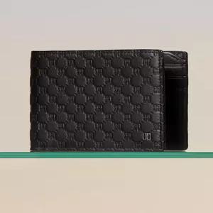닥스 액세서리 26FW [슬림반지갑][LOUIS][루이스] 블랙 유럽 수입가죽 루이스 엠보 DD 패턴 DBWA6F374BK