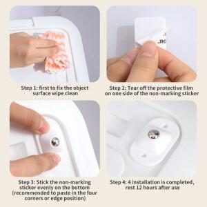 자기 접착제 캐스터 미니 회전 바퀴 스테인레스 스틸 범용 360도 도르래 가구 보관 상자