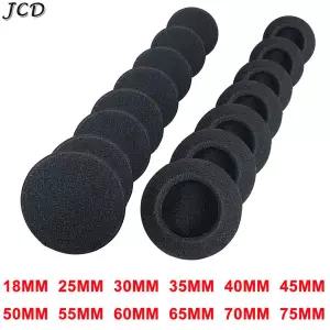 호환  JCD 10pcs 헤드폰 폼 패드 교체 용 이어 패드 스폰지 귀마개 헤드셋 맞춤형 캡 쿠션 커버 이어폰 케