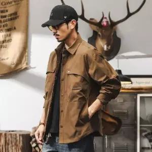 남성용 봄 오피스룩 캐주얼 빈티지 데일리 메일라드 코트 야상사파리 점퍼 아웃도어 다올1