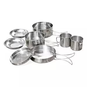 스테인레스 코펠 8종세트 1 2인용 캠핑 개인용 코팰