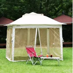 정원 캐노피 천막 그늘막 야외 접이식 모기장 텐트