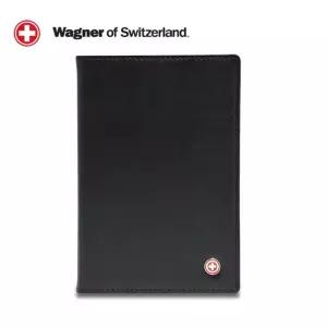 SwissWagner 천연소가죽 여권지갑(블랙)