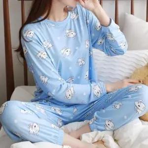 여성잠옷세트 여자 여성 잠옷 면 실내복 예쁜 커플 임산부 ab 세트