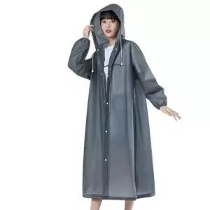 EVA 남녀공용 우비 여성 남성 우의 레인코트 등산 백패킹 캠핑 휴대용 비옷 방한복 방수 방수후드