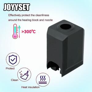 Bambu Lab X1 Hotend Extruder 가열 블록 용 실리콘 양말 p1s 검정색 커버 고온 케이스
