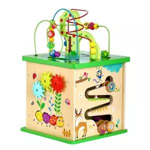 돌아기 선물용 소근육 오감발달 원목 롤러코스터 구슬미끄럼틀