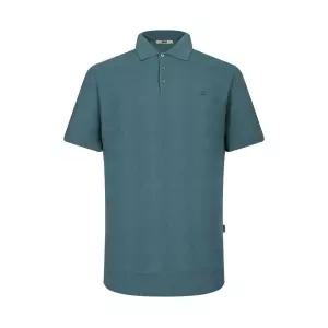 [닥스][26SS] 면혼방 아가일 조직감 반팔 카라니트