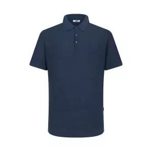 [닥스][26SS] 면혼방 와플 조직감 반팔 카라니트