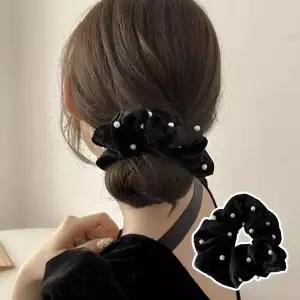 머리끈 곱창밴드 우아한 헤어슈슈 벨벳끈 헤어밴드