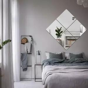 부착식 안전 아크릴 거울 전신 30cm 부착거울 어린이집 붙이는