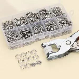 [RIZPICK]펀칭기 똑딱이 단추 세트 스냅 만능 수선 셀프