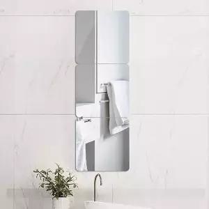 [RIZPICK]부착식 안전 아크릴 거울 전신 30cm 부착거울