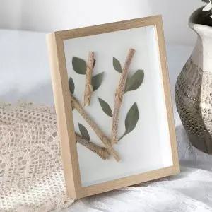 [RIZPICK]우드 액자 캘리그라피 인테리어 액자 3D 입체 그림 행운 우드 액자