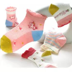 준캡 봄 신상양말 어린이양말 유니콘메쉬 5족