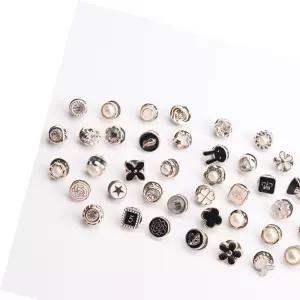 매너옷핀 오픈방지단추 브로치 옷고정 매너단추 10P DD-10910