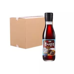 [박스] 샘표 국시장국 메밀소바 350ml 12입