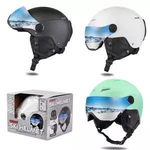스노보드 크로니 스키 헬멧 고글 일체형 스노우보드