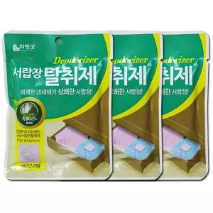 서랍장 옷장 탈취제 3개 냄새 제거제 방향제 실내