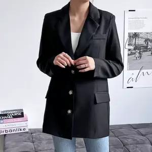양털후리스 베이직 하프 롱자켓 3버튼 긴팔 심플 일자핏 정장자켓