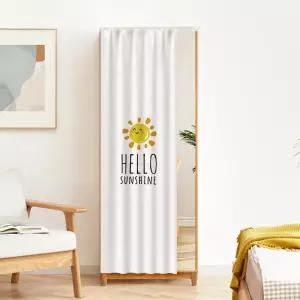 가리개커튼 거울 도어 슬라이딩 가림천 가림막 침실 현관