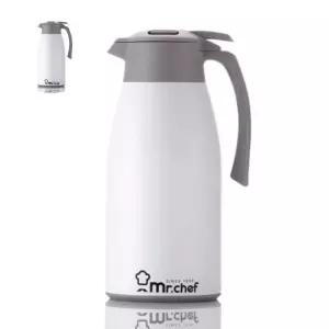 스텐주전자 미스터셰프 보온보냉 화이트 주전자(2L) MR-CA2000W