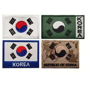 부착형 태극기 와펜 패치 전술 가방 모자 부착 DIY fWy8+9bhc