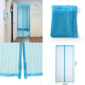 현관문 모기장 블루 100 여름 해충방지 방충망