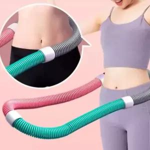 실내 홈트 허리운동 지압 꽈배기 후프 스프링 훌라후프