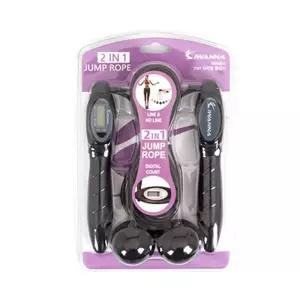 2 in 1 디지털 카운트 줄넘기 일반 줄없는 실내 실외