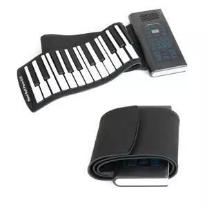 [에이치플러스몰]무선 접이식 롤업 휴대용 키보드 61키 건반 피아노 디지털 전자