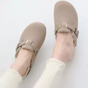 인기상품 스웨이드 코르크 털신발 털슬리퍼 방한화 털신 [W7BEBE3_260401]