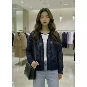 [롯데백화점]SOUP 그물  짜임 짚업 가디건  SC4GD311