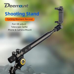 자전거 모노포드 셀카 스틱 키트핸들바 마운트 브래킷 포함 카메라 클램프 휴대폰 스탠드슈 옵션