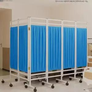 병원 파티션 접이식 양호실 이동형 스크린 폴딩 가림막 우드 인테리어 다용도