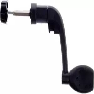 낚시 릴 손잡이 검은색 플라스틱 파워 크랭크 암 회전 접이식 노브 교체