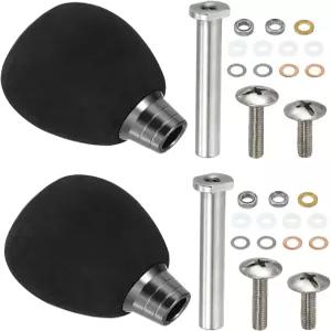 패티킬 낚시 릴 손잡이 교체 부품용 경량 EVA 전동 은색