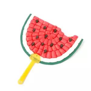 물로붙이는 옥수수전분 플레이콘 여름 수박부채 만들기 5인 어린이집 늘봄학교 꾸미기놀이