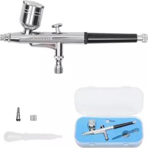 초보자를 위한 콜리마 에어브러시 건 키트 완벽한 스타터 예술 공예 타투 등을 0.3mm 팁이 포함된 듀얼