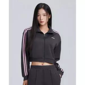 브랜드정품 널디 NDY 우먼스 NY 트랙 탑 (블랙크림차콜다크브라운) 368968